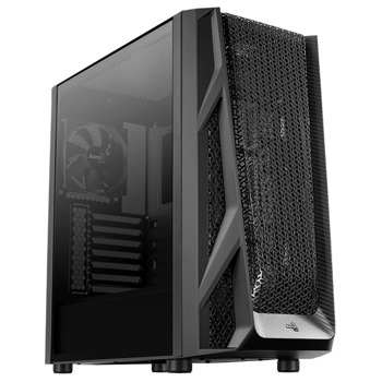 Aerocool AirHawk Mid Tower Black AirHawk-G-BK-v1