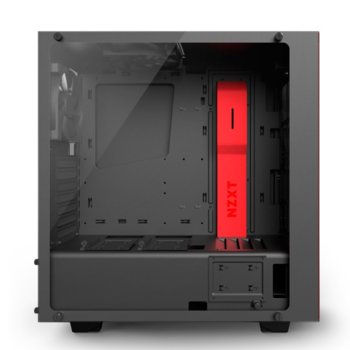 NZXT ELITE S340/MID TWR BL/RED