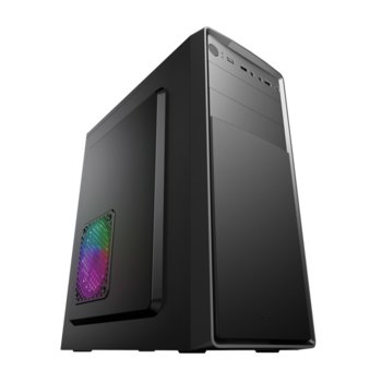 Кутия PowerCase 173-G02, ATX/Micro ATX, 2x USB 1.0, черна, със захранване 500W | JAR Computers PowerCase 173-G02, 500W
