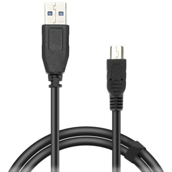 USB A(м) към USB Mini B(м) 0.25m SL-170210-BK