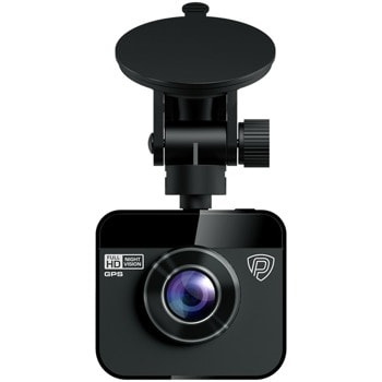 Видеорегистратор Prestigio RoadRunner 370GPS, камера за автомобил, FHD, 2" (5.08) IPS дисплей, Micro SD Card до 32GB, Micro USB image