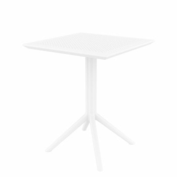 Градинска маса RFG Folding, 600 x 600 x 740 mm, пластмаса, сгъваема, бяла | JAR Computers Градинска маса RFG Folding SKY FOLDING 60/White