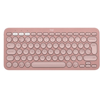 Клавиатура Logitech Pebble Keys 2 380s Tonal Rose (920-011853), безжична, програмируеми клавиши, розова, Bluetooth | JAR Computers Logitech Pebble Keys 2 K380s Tonal Rose 920-011853