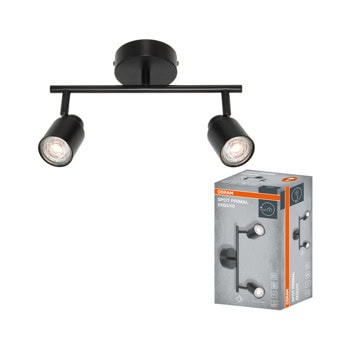 ledvance led spot primal 2xgu10 black