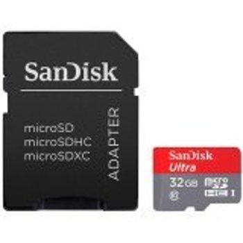 SanDisk 32GB microSDHC Card with Adapter