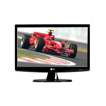 Монитор 19" (~48 cm) LG W1943SB-PF, 16:9, HD - 1366x768 pix, 5ms, 30000:1 300cd/m2 черен, 3г | JAR Computers 19" (~48 cm) LG W1943SB-PF