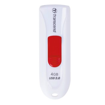 Памет 4GB USB Flash Drive, Transcend JetFlash 590, USB 2.0, бяла | JAR Computers Transcend JetFlash 590 4GB TS4GJF590W
