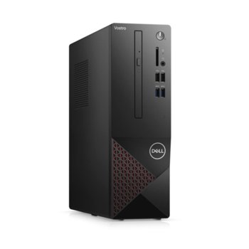 Настолен компютър Dell Vostro 3681 SFF (N304VD3681EMEA01_2101_UBU_H2_CAM) в комплект с Adesso CyberTrack H2, четириядрен Comet Lake Intel Core i3-10100 3.6/4.3 GHz, 8GB DDR4, 256GB SSD, 4x USB 3.2 Gen 1, клавиатура и мишка, Linux | JAR Computers Dell Vostro 3681 SFF and Webcam