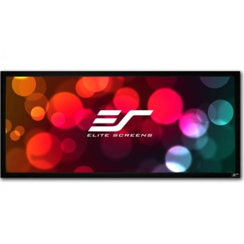 Екран Elite Screens R103WH1-Wide Cinema235, стенен монтаж, 2410 x 1020 мм, 103" (261.62cm), 2.35:1 | JAR Computers Elite Screen R103WH1-Wide