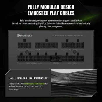 Gamemax GX PRO 1050G 2121-1050B0031