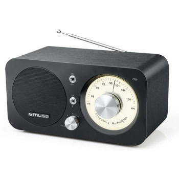 Радио Muse M-095 BT, FM, Bluetooth, NFC, AUX, USB, телескопична антена, светещ циферблат, черно | JAR Computers Muse M-095 BT