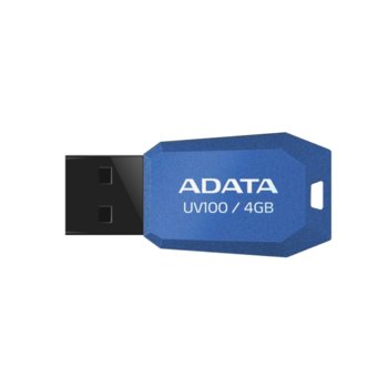 4GB USB Flash A-Data UV100 синя