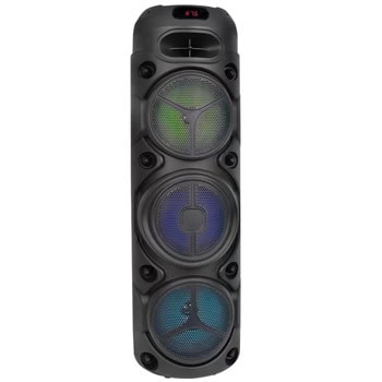 Караоке колона ZQS8308, 20W, Bluetooth, FM, USB, черна, 6000mah батерия, RGB подсветка | JAR Computers ZQS8308 754634245