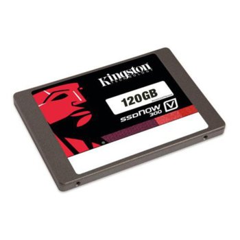 Памет SSD 120GB, Kingston SSDNow V300, SATA 6Gb/s, 2.5"(6.35 cm), скорост на четене 450MB/s, скорост на запис 450MB/s | JAR Computers 120GB Kingston SSDNow V300 SATA3