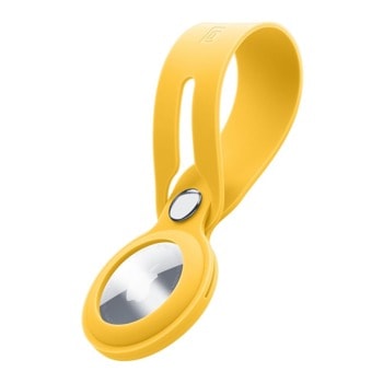 Каишка Cellularline Loop за Apple AirTag, силиконова, жълта | JAR Computers Cellularline Loop Yellow AIRTAGLOOPY