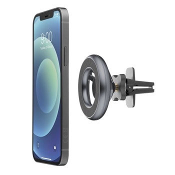 Стойка за телефон Cellularline Touch Mag, за Apple iPhone с MagSafe, за кола, черна | JAR Computers Cellularline Touch Mag MAGSFHOLDERVENTK
