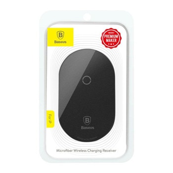 Baseus Wireless Charging Receiver Microfiber Black