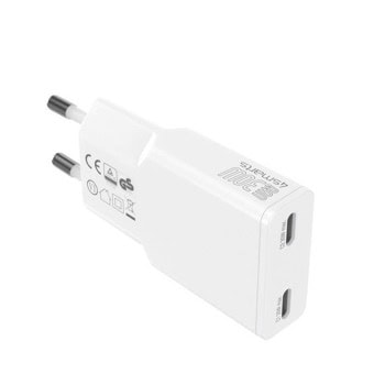 4smarts gan pdplug slim duos 2c 30w бял