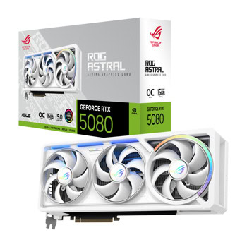 Asus GF ROG Astral RTX 5080 White Edition OC