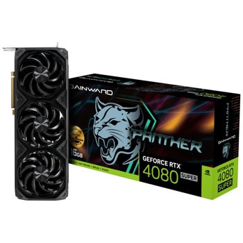 Видео карта Nvidia GF RTX 4080 Super, 16GB, Gainward Panther, OC, PCI-E 4.0, GGDR6X, 256-bit, DisplayPort, HDMI | JAR Computers Gainward RTX 4080 SUPER Panther OC NED408SS19T2
