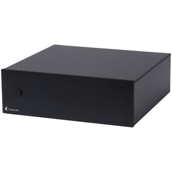 Усилвател Pro-Ject Audio Amp Box DS2, 200W@8ohms (100W + 100W), RCA, 4mm изход за високоговорител, черен | JAR Computers Pro-Ject Audio Systems Amp Box DS2 Black