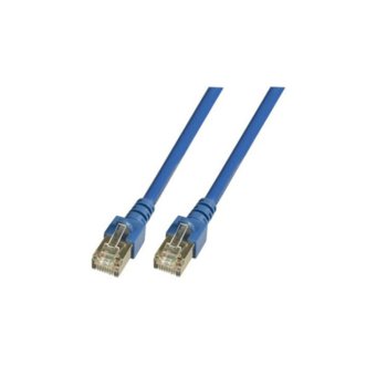 Пач кабел FTP EFB Elektronik, 5m, Cat 5E, син | JAR Computers EFB Elektronik RJ45 F/UTP Cat.5e 5m blue K5462.5