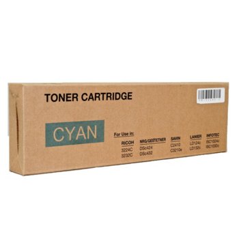 TОНЕР ЗА КОПИРНА МАШИНА RICOH AFICIO 3224C/3232C - Type T2 - Cyan - P№ 888486 - заб.: 17000k | JAR Computers TОНЕР ЗА КОПИРНА МАШИНА RICOH AFICIO 3224C/3232C
