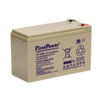 Акумулаторна батерия FirstPower MS9-12, 12V, 9Ah, F2 конектори | JAR Computers Акумулаторна батерия MHB MS9-12, 12V, 9Ah