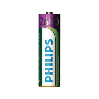 Батерии 4 Philips Rechargeable AA 2600mAh