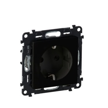 Контакт Legrand Valena Life, 16A, единичен, черен | JAR Computers Legrand 756320