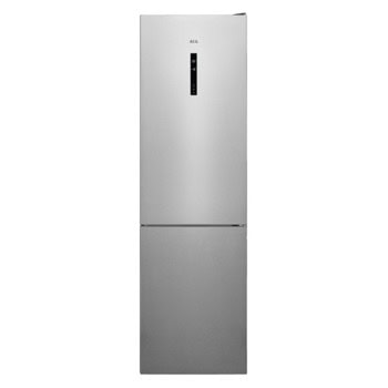 Хладилник с фризер AEG RCB836C5MX, клас C, 366 л. общ обем, свободностоящ, 160 kWh/годишно разход на енергия, CustomFlex, сив | JAR Computers AEG RCB836C5MX