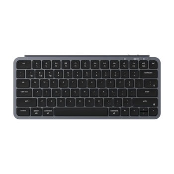 Клавиатура Keychron B1 Pro Ultra-Slim, жична/безжична, мултимедийни бутони, сива, USB, Bluetooth | JAR Computers Keychron B1 Pro Ultra-Slim Space Gray B1P-K1