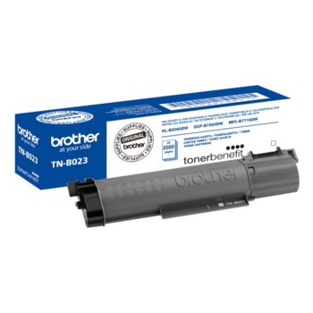 Тонер касета за Brother HL B2080DW/DCP-B7520DW/MFC-B7715DW, Black - P№ TN-B023 - Заб.: 2000 брой копия | JAR Computers Brother (TN-B023) (CON101BRATNB023)