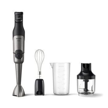 Пасатор Philips HR2683/00, с кана, чопър и бъркалка, 1200W, 500ml обем на купата, черен | JAR Computers Philips HR2683/00