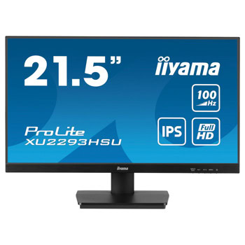 Монитор IIYAMA XU2293HSU-B7, 21.5" (54.61 cm) IPS панел, 100Hz, Full HD, 1ms, 80 000 000:1, 300cd/m2, DisplayPort, HDMI, USB | JAR Computers IIYAMA XU2293HSU-B7