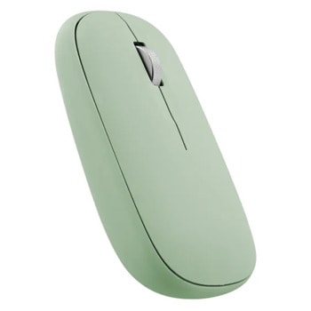 Мишка TnB iClick, 1200 dpi, безжична, Bluetooth, USB, зелена | JAR Computers Мишка TnB iClick green