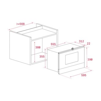 Teka WISH MWR 22 BI anthracite