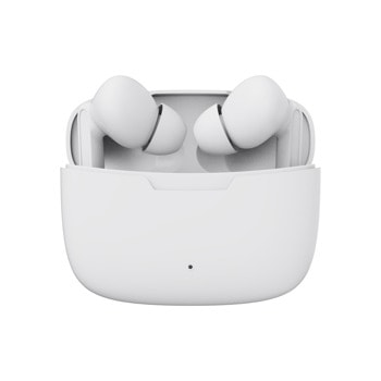 Слушалки Denver TWE-47WHITE, безжични, микрофон, Bluetooth, до 2.5 часа време на работа, бели | JAR Computers Слушалки Denver TWE-47WHITE