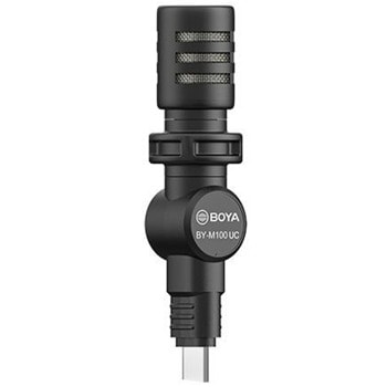 Микрофон BOYA BY-M100UC, USB-C, омнидиректен, черен | JAR Computers BOYA BY-M100UC