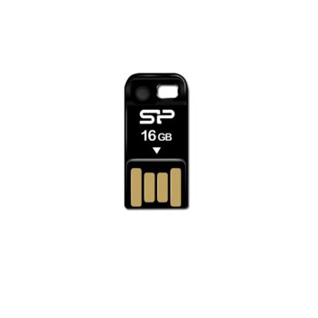 Памет 16GB USB Flash, Silicon Power Touch T02, черна | JAR Computers 16GB Silicon Power Touch T02 Black