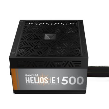 Захранване Gamdias HELIOS E1-500, Active PFC, 80+, 120mm вентилатор | JAR Computers GAMDIAS-HELIOS-E1-500
