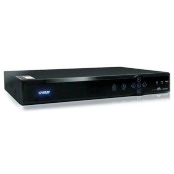 Аналогов HD (AHD) видеорекордер KGUARD KG-AR1621, 16 канален, 1080p, H.264, 1x SATA, HDMI, VGA, USB, ALARM, AUDIO, 1x RJ45 100 Mbps | JAR Computers KGUARD KG-AR1621