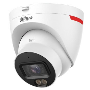 IP камерa Dahua IPC-HDW2449T-S-LED-0280B-PRO, куполна камера, 4Mpix (2688x1520@20fps), 2.8mm обектив, Smart H.265+/Smart H.264+/H.265/H.264/H.264H/H.264B/MJPEG, IR осветеност (до 30m), външна IP67, PoE (802.3af), microSD до 256GB, микрофон | JAR Computers Dahua IPC-HDW2449T-S-LED-0280B-PRO