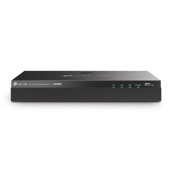 IP видеорекордер TP-Link VIGI NVR2016H-16P, 16 канала, H.265+/H.265/ H.264+/H.264, 2x SATA (до 10TB), 2x USB 2.0, 1x LAN 10/100Mbps, 1x HDMI, 1x VGA, PoE+ | JAR Computers TP-Link VIGI NVR2016H-16P