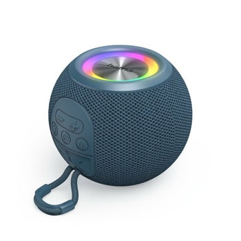 Тонколона Hama Ball Shape Speaker, 1.0, 5W, Bluetooth, Jack 3.5mm, синя, слот за microSD карта, до 10 часа време на работа | JAR Computers Тонколона Hama Ball Shape HAMA-188239