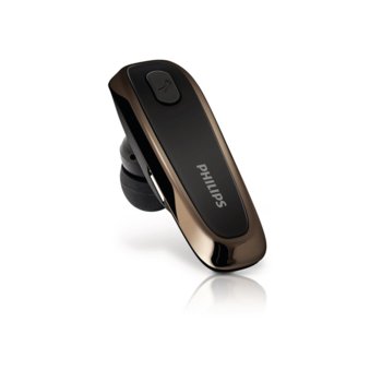 Philips Bluetooth слушалка, цвят черен / кафяв