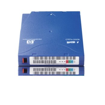 Комплект архивиращи устройства, LTO-1 Ultrium, 12.65 mm/609 m, 20 бр. | JAR Computers HP Ultrium 200GB Non-Custom Labelled (20 Pk)