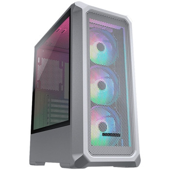 Кутия Cougar Gaming Archon 2 Mesh RGB, ATX/Micro ATX/Mini-ITX, 2x USB 3.0, бяла, без захранване | JAR Computers Cougar Gaming Archon 2 Mesh RGB (White)