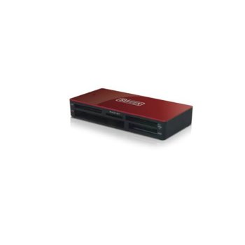 Card Reader, Sweex CR182, червен, USB | JAR Computers Card Reader Sweex CR182 червен USB