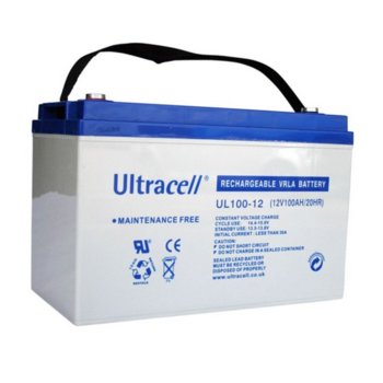 Акумулаторна батерия Ultracell 100-12, 12V, 100Ah | JAR Computers Акумулаторна батерия UL 100-12